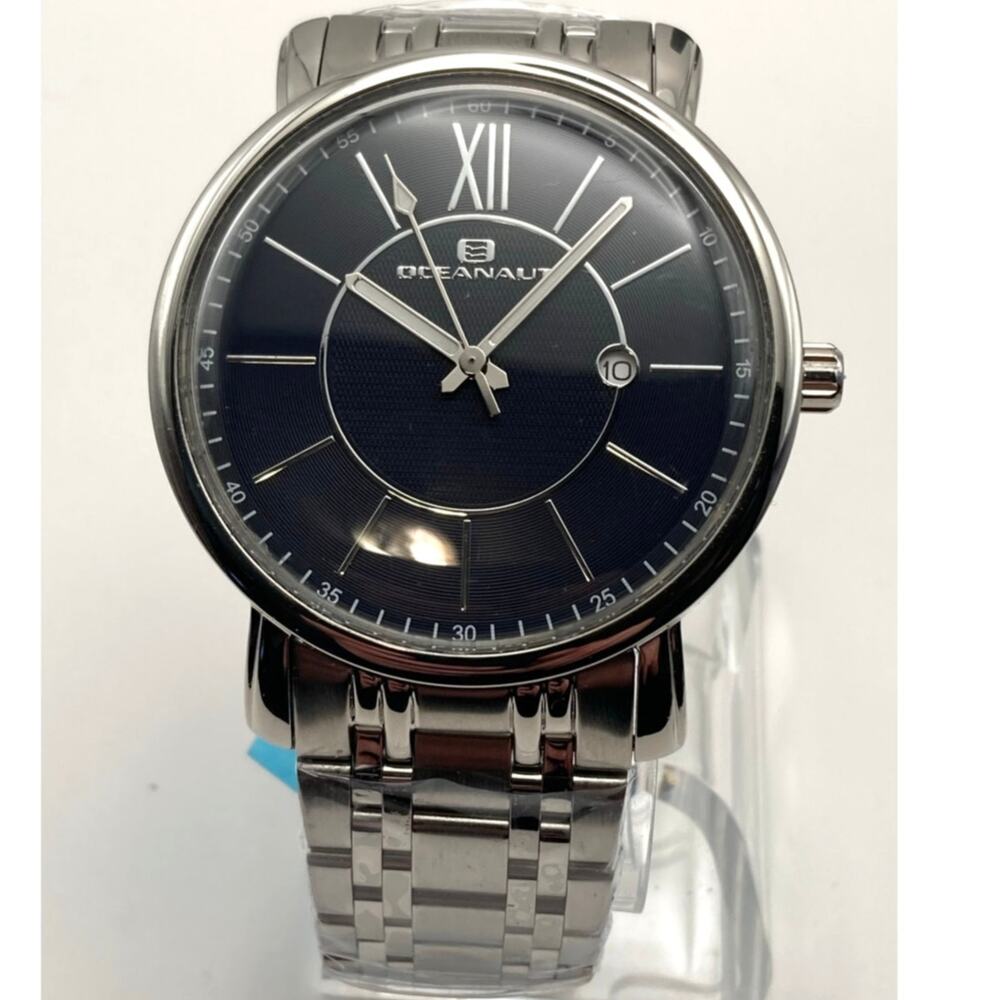 Men's Oceanaut Dress Watch 45mm - Fresh Battery - WR 30m - Date - Wrist 6.75